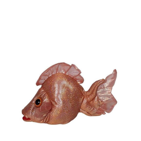 Voyager Expanded Learning Orange Fish Puppet Plush Toy 12" - Picture 5 of 7